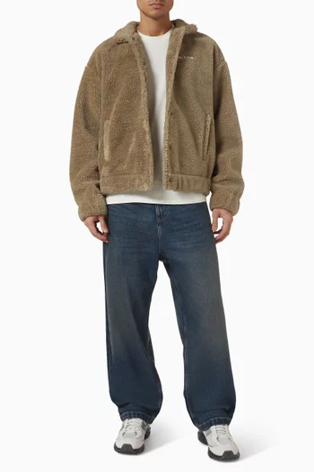 Wordmark Work Jacket in Sherpa