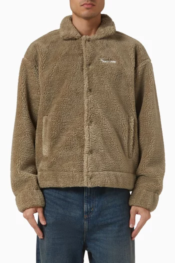 Wordmark Work Jacket in Sherpa