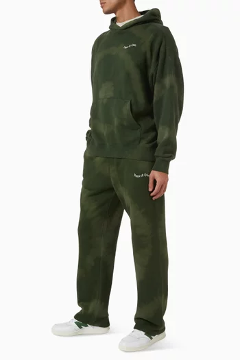 Wordmark Tie-dye Sweatpants in Cotton