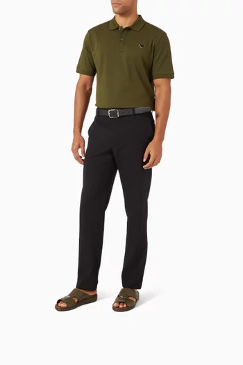 Logo Slides in Leather