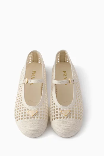 Ballerina Pumps in Crochet