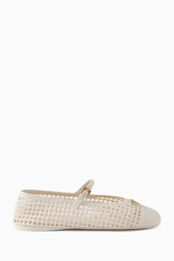 Ballerina Pumps in Crochet