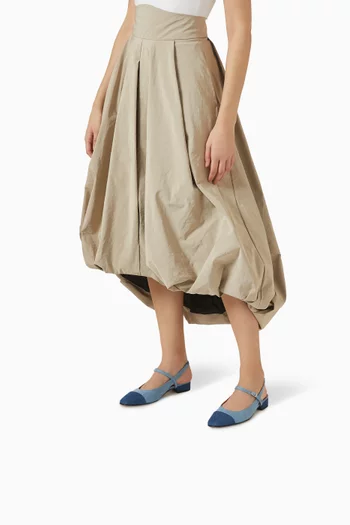 حذاء كلاسيك اوشيانو بسير خلفي وكعب 20 مم دينم