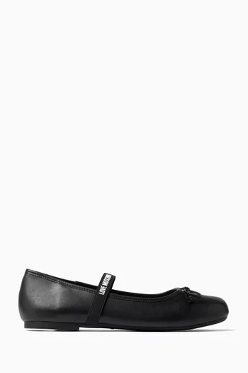 Ballet Love Ballerina Flats in Leather