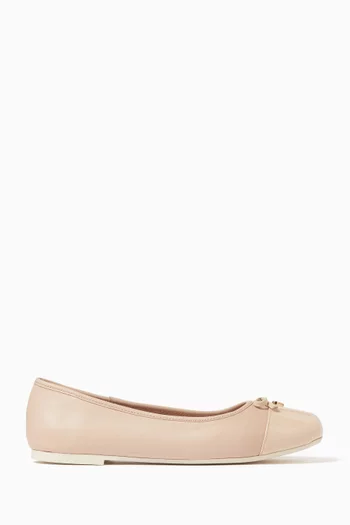 Ballet love Flats in Soft Leather