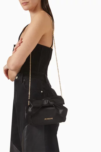 حقيبة هوليداي ميني بيد علوية وتصميم مزين بعقدة ستان