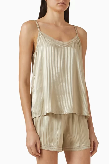 Stripe Spaghetti Top