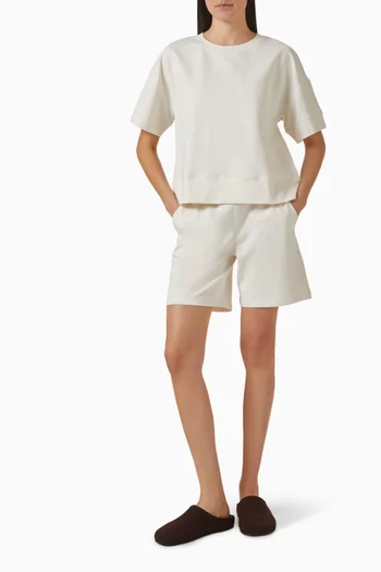 شورت بحزام خصر مطاطي