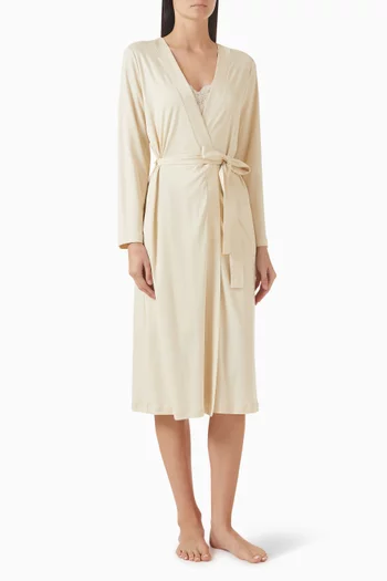 Belted Robe in Cotton