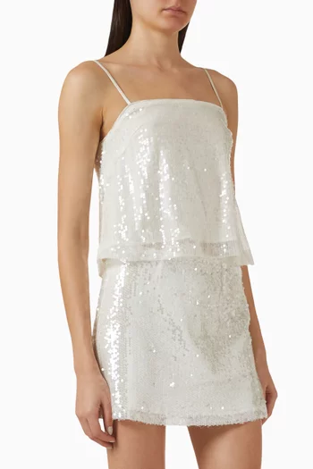Vivi Sequin-embellished Cami Top