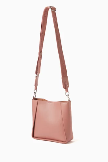 Logo Square Crossbody Bag in Alter Mat