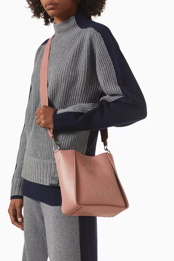 Logo Square Crossbody Bag in Alter Mat