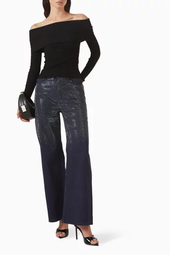 Cowl-neck Sweater in Viscose-blend