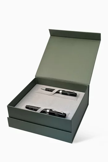 Elmo 02 Ishy Bilady Black Rollerball Pen & Elmo 02 Ishy Bilady Black Ballpoint Pen Combination Set