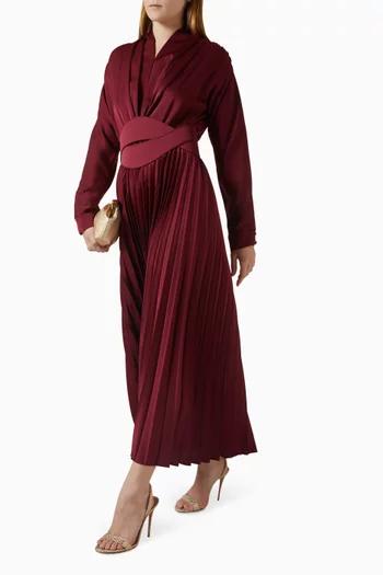 فستان ديبا بطيّات