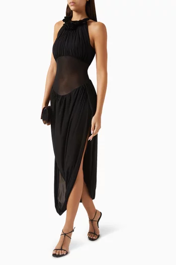 فستان فيلا بظهر مكشوف