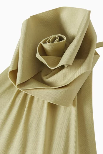 لباس سباحة ايكوز قطعة واحدة بفتحة رقبة بكتف مكشوف