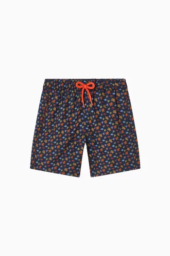 Rainbow Turtle Swim Shorts