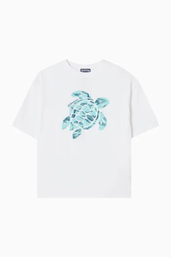 Turtle Oversize T-shirt in Cotton