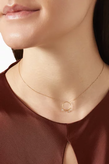 Boheme Diamond Necklace in 18kt Gold