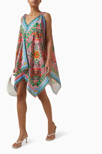 Tess Handkerchief Dress in Crepe