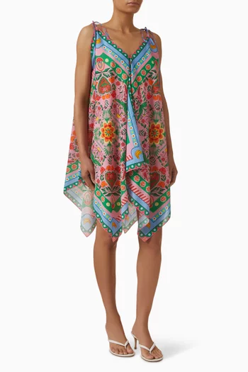 Tess Handkerchief Dress in Crepe