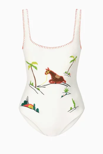 لباس سباحة ليا قطعة واحدة