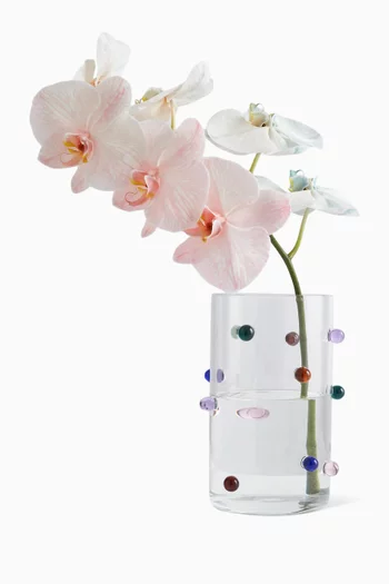 Pomponette Vase in Glass