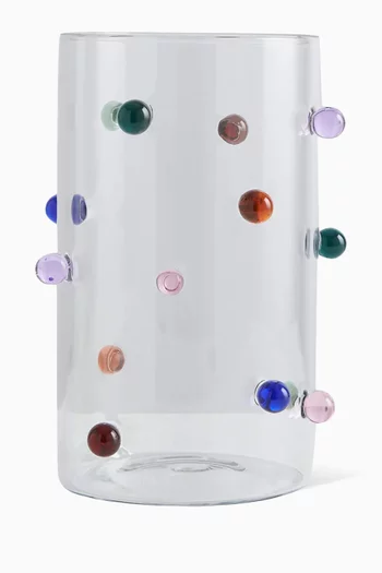 Pomponette Vase in Glass