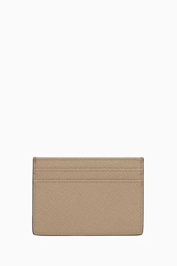 حافظة بطاقات مسطحة جلد باناما