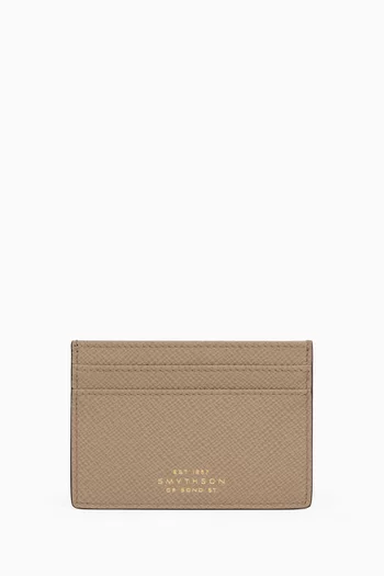 حافظة بطاقات مسطحة جلد باناما