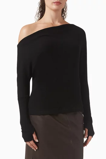 بلوزة انسيابية منسوجة