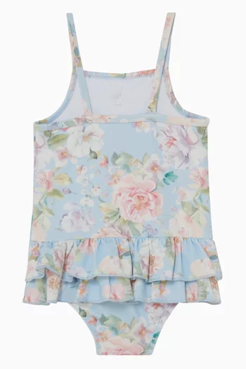 لباس سباحة جوبي بنقشة زهور