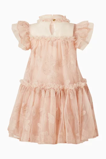 Marietta Embroidered 3D Bud Dress