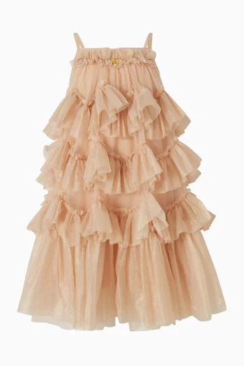 Remi Ruffled Dress in Tulle