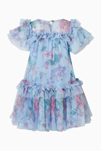 Victoria Flower Dress in Tulle