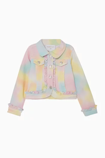 Gigi Love Logo Jacket in Denim