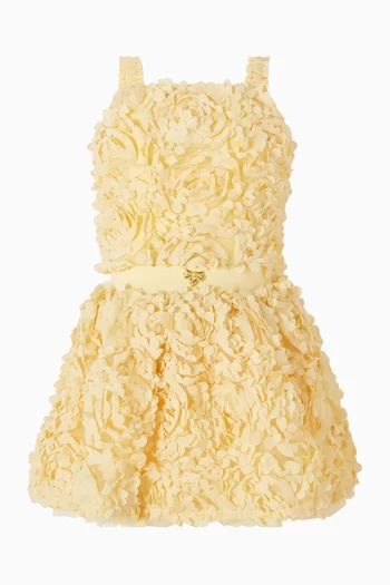 بلوزة بايتون بزهور بارزة