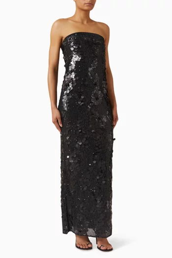 Nima Sequin-embellished Maxi Dress