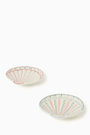 Gourmande Shell Dishes, Set of 2