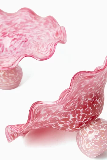 طقم أطباق لولا زجاج، قطعتان