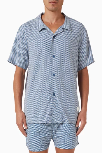 Printed Shirt in Viscose