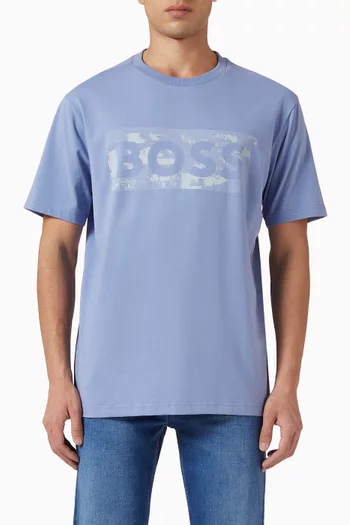 Logo T-shirt in Stretch-cotton