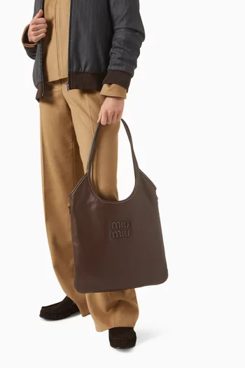 حقيبة كتف آيفي بيد علوية جلد