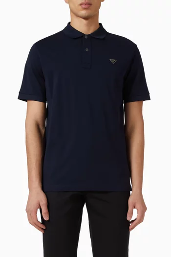 Polo Shirt in Piqué
