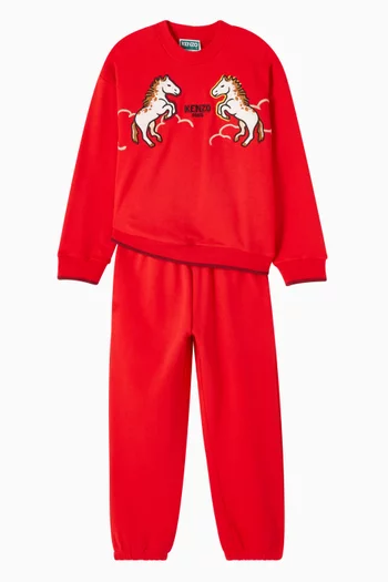 Lunar Year Sweatpants in Cotton