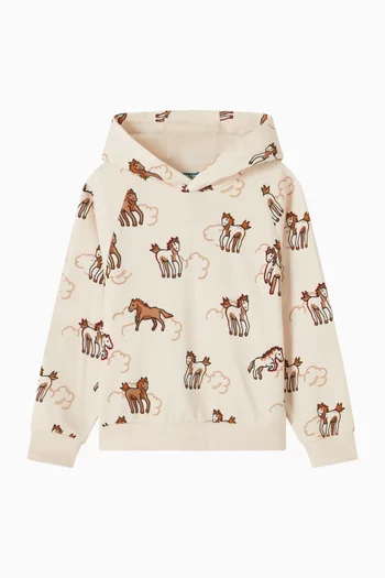 Lunar New Year Oversized Hooded Sweatshirt