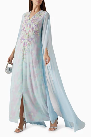 Embellished Cape Kaftan