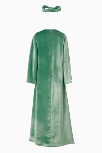 قفطان مطرز بزهور