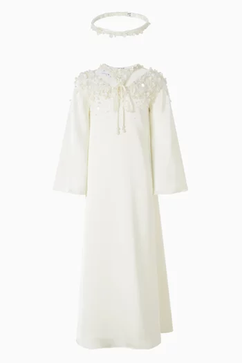 Embellished Wide-sleeves Kaftan